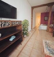 Televízia a/alebo spoločenská miestnosť v ubytovaní La ventana de Mangana