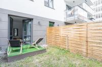 Vonkajšia záhrada v ubytovaní SuperApart Kierbedzia