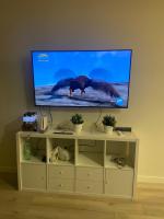 TV a/nebo společenská místnost v ubytování Apartamento Valle-Niza, Almayate, Vélez málaga, torre del mar ,2 dormitorios