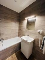 Koupelna v ubytování Apartmá Luxura