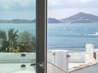 a room with a view of the ocean at George Studios in Naxos Chora