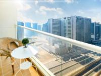 Balkón nebo terasa v ubytování Canal View Studio - Burj Al Najoom-L15 - Near Dubai Mall