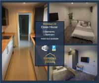 Postel nebo postele na pokoji v ubytování Essex House 3 Bedrooms Workstays UK