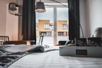 Postel nebo postele na pokoji v ubytování Pure Rental Apartments Inżynierska