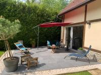 Vonkajšia záhrada v ubytovaní Gîte Bien-être