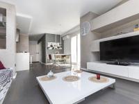 Televízia a/alebo spoločenská miestnosť v ubytovaní Apartment Campille by Interhome