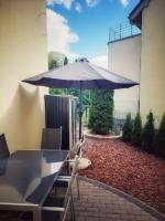 Patio nebo venkovní prostory v ubytování Komandorska Apartments