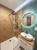 Kúpeľňa v ubytovaní Apartamenty KAPRYS - Centrum