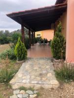 A garden outside Country house