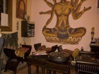 A seating area at Castle View Studios