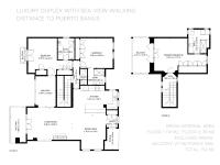 Půdorys ubytování VACATION MARBELLA I Aldea Blanca, Luxury Duplex, Sea View, Walking Distance to Puerto Banus
