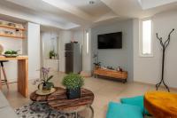 TV a/nebo společenská místnost v ubytování City center One Bedroom apartment