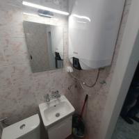 Koupelna v ubytování Apartment Voivoda