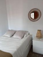 Postel nebo postele na pokoji v ubytování Casa Lunita