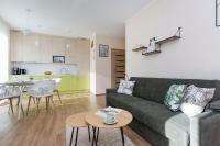 Kuchyňa alebo kuchynka v ubytovaní Bursztynowe Tarasy - Apartamenty