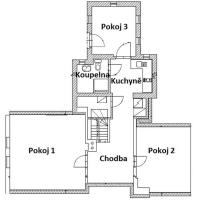 Chalupa pod Modřínemの見取り図または間取り図
