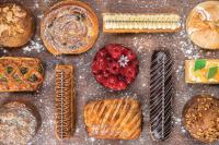 The Cromwell, A Caesars Destination في لاس فيغاس: عرض انواع مختلفه من الخبز والمعجنات