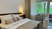 Postel nebo postele na pokoji v ubytování Unsereins Hotel