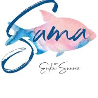 Un pez de acuarela con la palabra ami de Silky Sauce en Luquillo Sunrise Beach Inn, en Luquillo