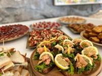 Jídlo v vily nebo okolí