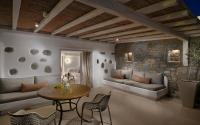 A seating area at VLIA Mykonos