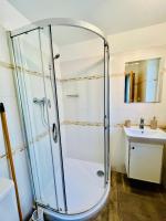 Koupelna v ubytování Apartmány v ráji (Českém)