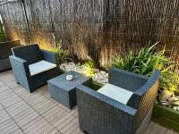 Posezení v ubytování Hostal Casa Aurita Adults Only