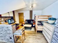 Kuchyň nebo kuchyňský kout v ubytování Apartmány v ráji (Českém)