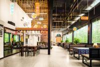 Restaurace v ubytování Riverside International Youth Hostel阅江老院青年旅舍