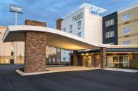 una representación del frente de un hotel en Fairfield Inn &amp; Suites by Marriott Hickory, en Hickory