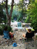 Vonkajšia záhrada v ubytovaní BALATON ART Guesthouse