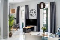 Televízia a/alebo spoločenská miestnosť v ubytovaní San Buenaventura Apartment 11