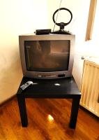 Televízia a/alebo spoločenská miestnosť v ubytovaní Central Station Hostel