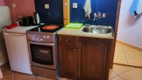 Kuchyň nebo kuchyňský kout v ubytování Guest House Fanny