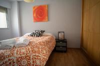 Łóżko lub łóżka w pokoju w obiekcie Piso en Fuente de las Batallas