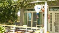 a house with a porch with a bunch of balloons at 3520 Homestay in Taitung City