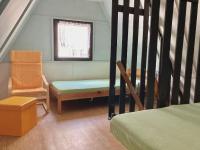 Postel nebo postele na pokoji v ubytování Chatová osada Zelený Háj