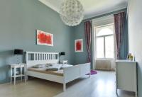 Posteľ alebo postele v izbe v ubytovaní Dohany Design Apartments