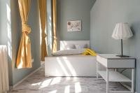 Posteľ alebo postele v izbe v ubytovaní Dohany Design Apartments