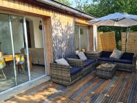 Patio alebo iná vonkajšia časť ubytovania La Maison des 4 moineaux