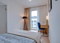 Posteľ alebo postele v izbe v ubytovaní Apartament Premium, 15min od Rynku, parking w cenie