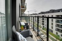 Balkón alebo terasa v ubytovaní Apartament Premium, 15min od Rynku, parking w cenie