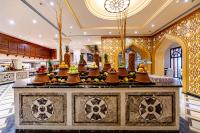 a buffet in the lobby of a resort at Grand Palace - Couples only 18 years plus in Hurghada