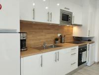 Kuchyň nebo kuchyňský kout v ubytování Apartamento Rodhes playa 2-A5