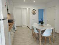 Kuchyň nebo kuchyňský kout v ubytování Apartamento Rodhes playa 2-A5