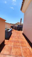 Balkón nebo terasa v ubytování 2BDR Penthouse, terrace, BBQ, pools and sea view in Benalmádena