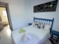 Postel nebo postele na pokoji v ubytování Apartament Gina a 3 kms d Lloret de mar