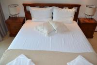 Postel nebo postele na pokoji v ubytování Port Balchik apartment