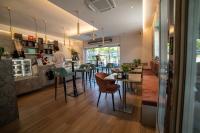 Χώρος καθιστικού στο Hotel Arilica