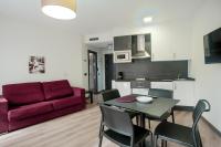Kuchyň nebo kuchyňský kout v ubytování Apartamentos Capua